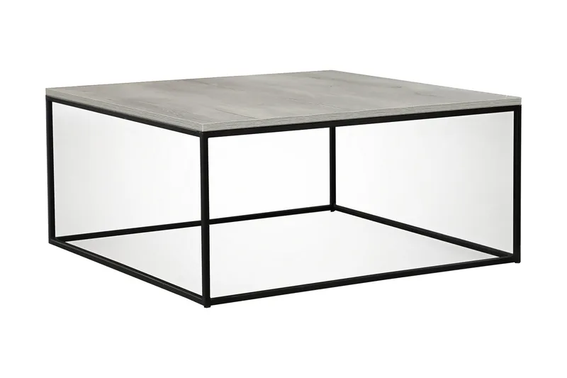 Falan Soffbord 75 cm, Grå/Svart