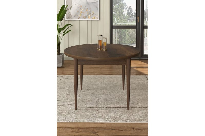 Farefax Matbord 90 cm Rund - Brun - Möbler - Bord & matgrupper - Matbord & köksbord