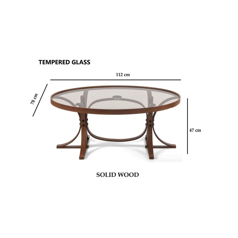 Faylin Soffbord 112 cm - Mörkbrun - Möbler - Bord & matgrupper - Soffbord