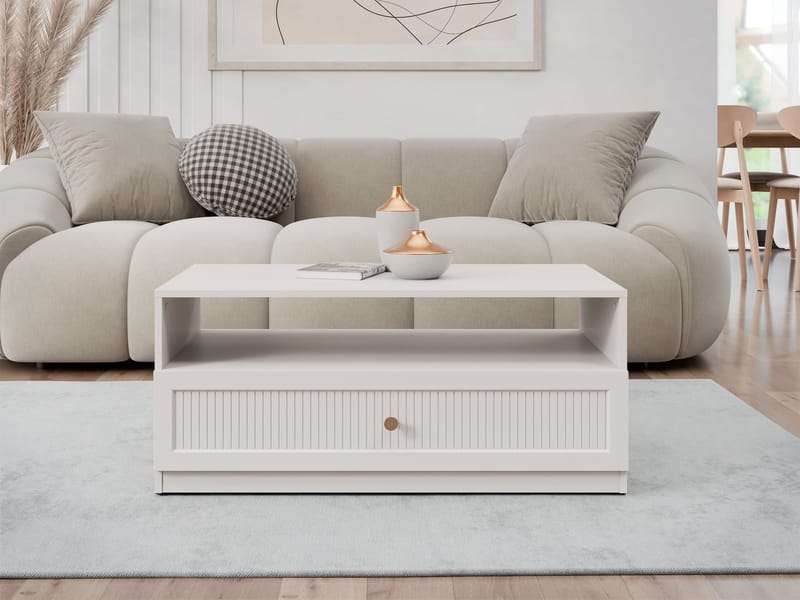 Fayric Soffbord 100 cm - Beige - Möbler - Bord & matgrupper - Soffbord
