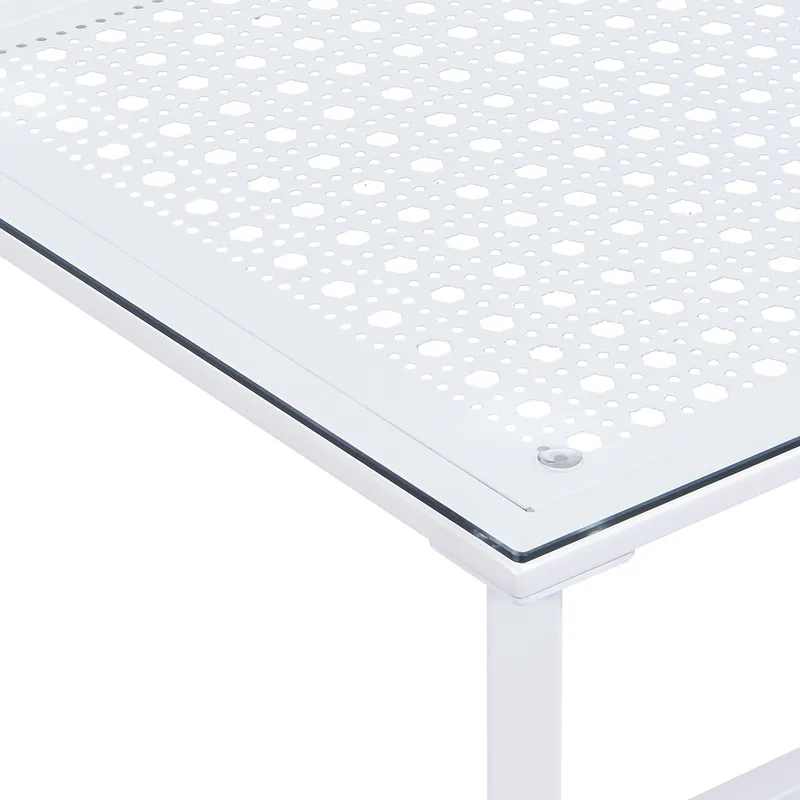 Fenara Soffbord 100 cm - Transparent och matt vit - Möbler - Bord & matgrupper - Soffbord