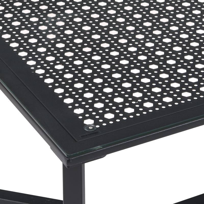 Fenara Soffbord 100 cm - Transparent och mattsvart - Möbler - Bord & matgrupper - Soffbord