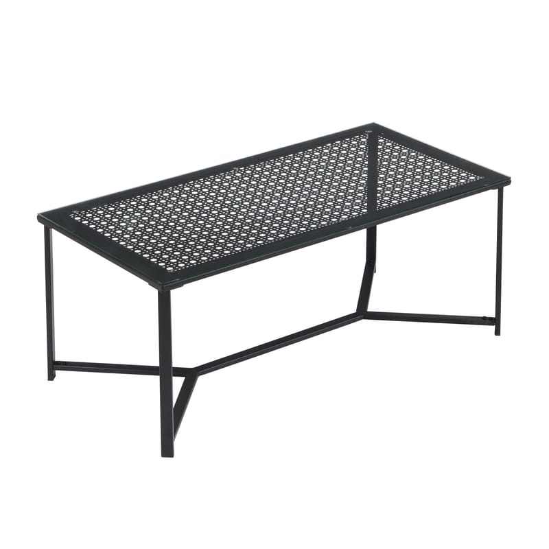 Fenara Soffbord 100 cm - Transparent och mattsvart - Möbler - Bord & matgrupper - Soffbord