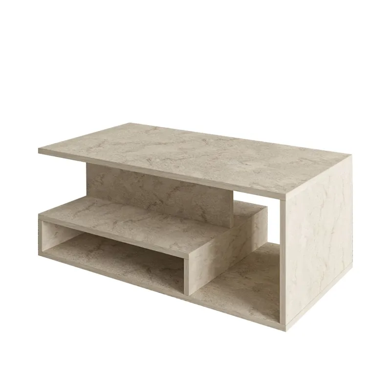 Fenlo Soffbord 90x35x44,8 cm - Travertin - Möbler - Bord & matgrupper - Soffbord