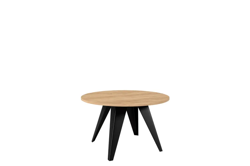 Festus Soffbord 75 cm, Svart/Beige