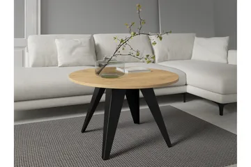 Festus Soffbord 75 cm - Svart/Beige - Möbler - Bord & matgrupper - Soffbord