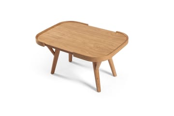 Fikret 50 cm Rektangulärt Soffbord i Ek - Natur - Möbler - Bord & matgrupper - Soffbord