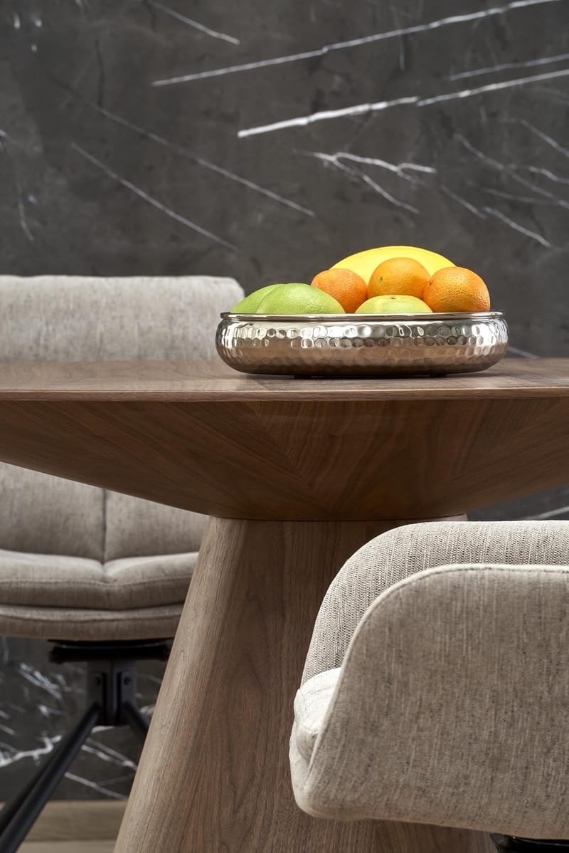 Float runt matbord i valnöt Ø137 cm - Valnöt - Möbler - Bord & matgrupper - Matbord & köksbord