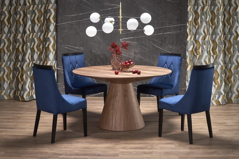 Float runt matbord i valnöt Ø137 cm - Valnöt - Möbler - Bord & matgrupper - Matbord & köksbord