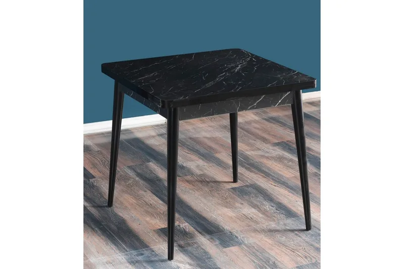 Florai Matbord 80 cm Kvadratisk - Svart/Vit - Möbler - Bord & matgrupper - Matbord & köksbord