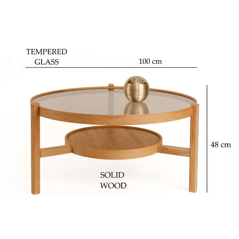Florai Soffbord 100 cm - Natur - Möbler - Bord & matgrupper - Soffbord