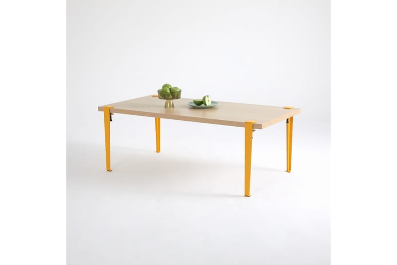 Fonissa Soffbord 120x60 cm Brun/Gul - Hanah Home - Möbler - Bord & matgrupper - Soffbord