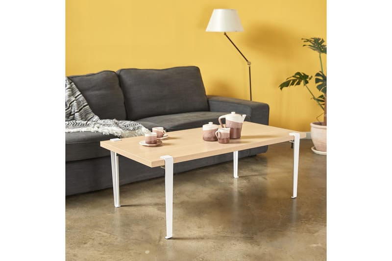 Fonissa Soffbord 120x60 cm Brun/Vit - Hanah Home - Möbler - Bord & matgrupper - Soffbord
