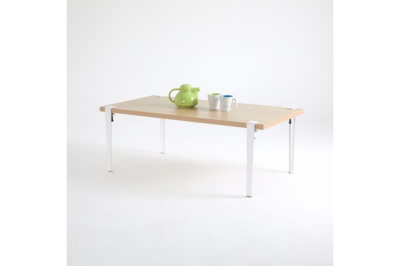 Fonissa Soffbord 120x60 cm Brun/Vit - Hanah Home - Möbler - Bord & matgrupper - Soffbord