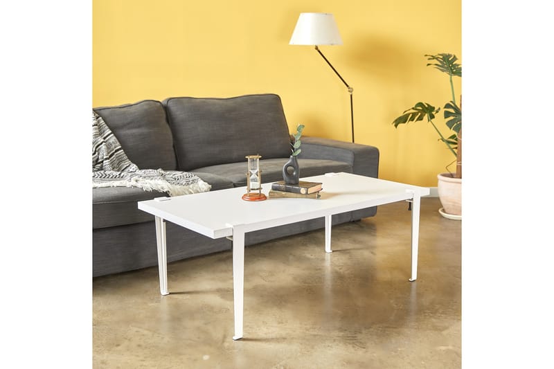 Fonissa Soffbord 120x60 cm Vit - Hanah Home - Möbler - Bord & matgrupper - Soffbord