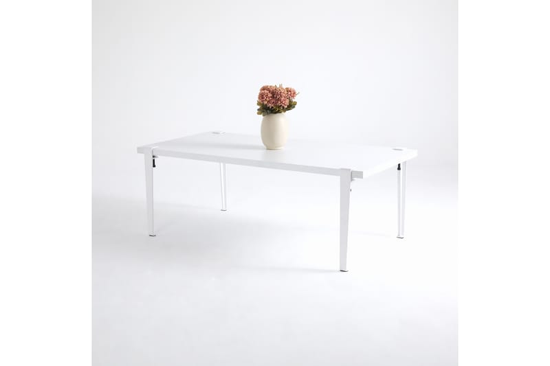 Fonissa Soffbord 120x60 cm Vit - Hanah Home - Möbler - Bord & matgrupper - Soffbord