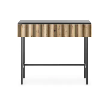 Francisca Sminkbord 93 cm - Svart/Ek - Möbler - Bord & matgrupper - Sminkbord & toalettbord