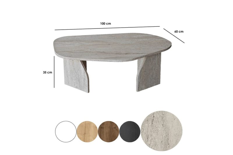 Fredrilla Soffbord 105 cm - Beige - Möbler - Bord & matgrupper - Soffbord