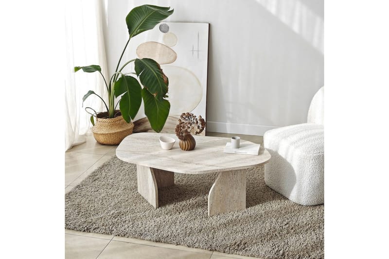 Fredrilla Soffbord 105 cm - Beige - Möbler - Bord & matgrupper - Soffbord