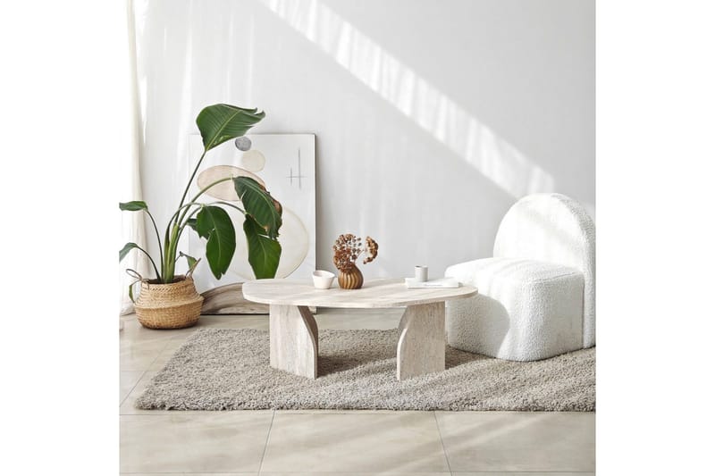 Fredrilla Soffbord 105 cm - Beige - Möbler - Bord & matgrupper - Soffbord