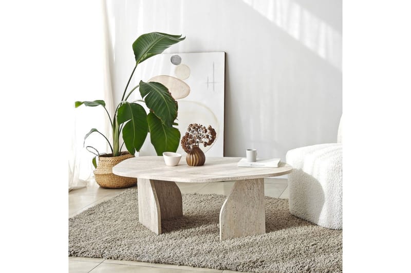 Fredrilla Soffbord 105 cm - Beige - Möbler - Bord & matgrupper - Soffbord