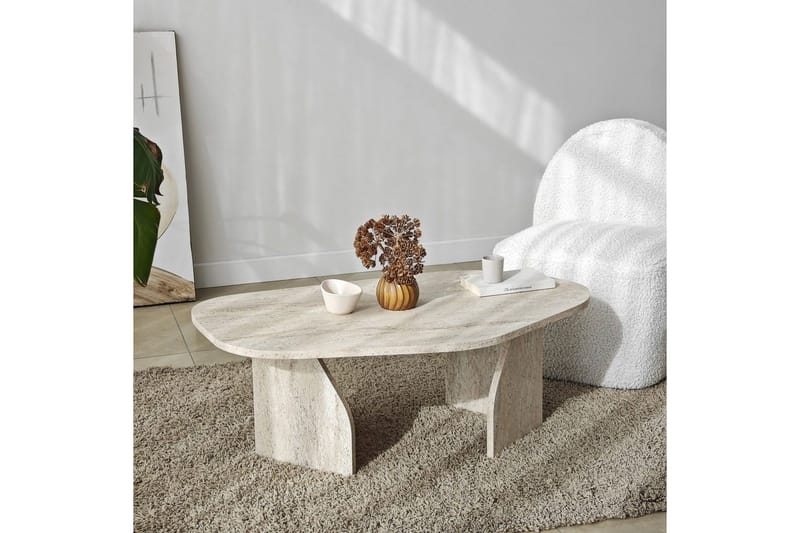 Fredrilla Soffbord 105 cm - Beige - Möbler - Bord & matgrupper - Soffbord