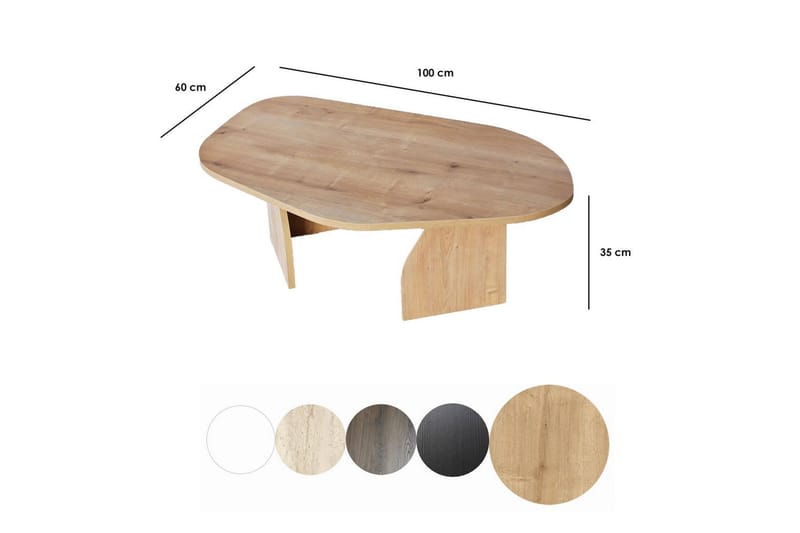 Fredrilla Soffbord 105 cm - Natural - Möbler - Bord & matgrupper - Soffbord