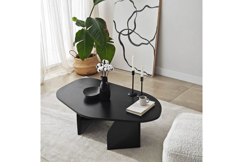 Fredrilla Soffbord 105 cm - Svart - Möbler - Bord & matgrupper - Soffbord