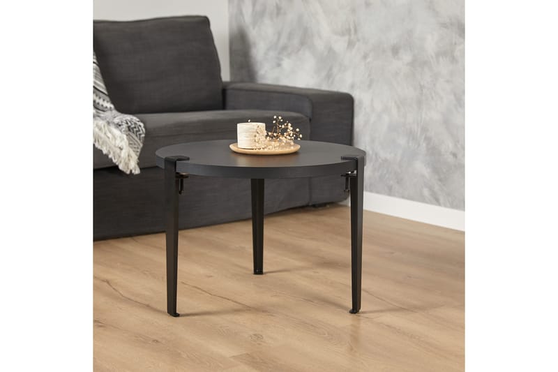 Fregoia Soffbord 60 cm Svart - Hanah Home - Möbler - Bord & matgrupper - Soffbord