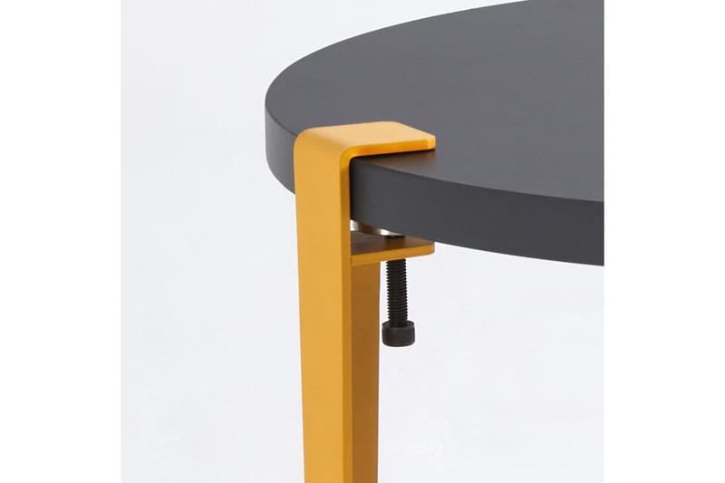 Fregoia Soffbord 60 cm Svart/Gul - Hanah Home - Möbler - Bord & matgrupper - Soffbord