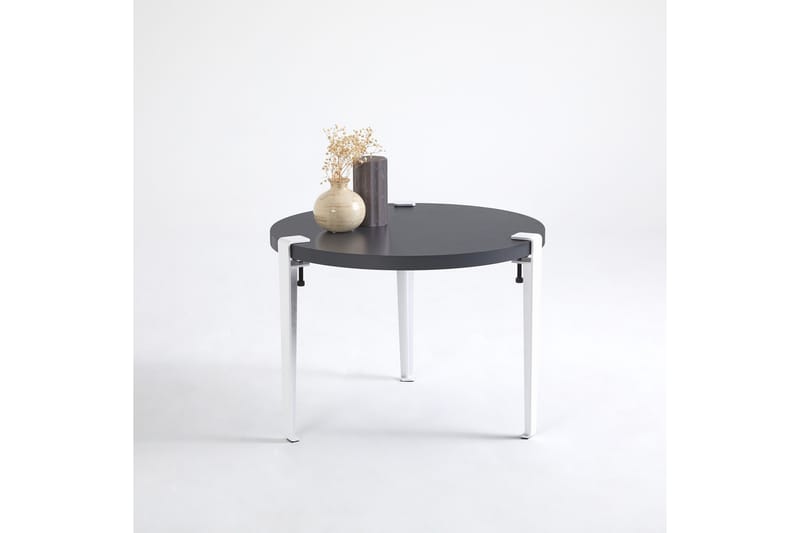 Fregoia Soffbord 60 cm Svart/Vit - Hanah Home - Möbler - Bord & matgrupper - Soffbord