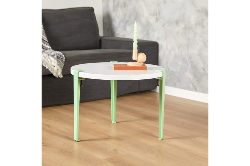 Fregoia Soffbord 60 cm Vit/Blå/Grön - Hanah Home - Möbler - Bord & matgrupper - Soffbord