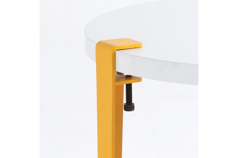 Fregoia Soffbord 60 cm Vit/Gul - Hanah Home - Möbler - Bord & matgrupper - Soffbord