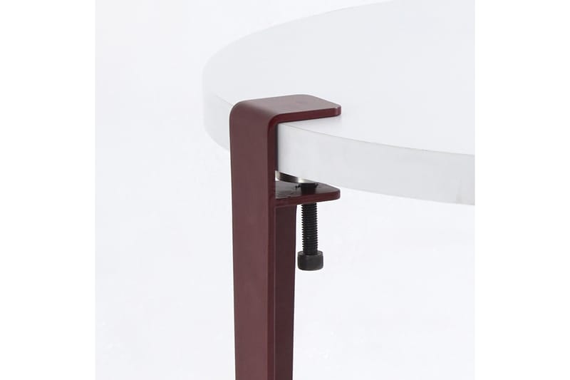 Fregoia Soffbord 60 cm Vit/Röd - Hanah Home - Möbler - Bord & matgrupper - Soffbord