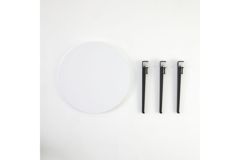 Fregoia Soffbord 60 cm Vit/Svart - Hanah Home - Möbler - Bord & matgrupper - Soffbord