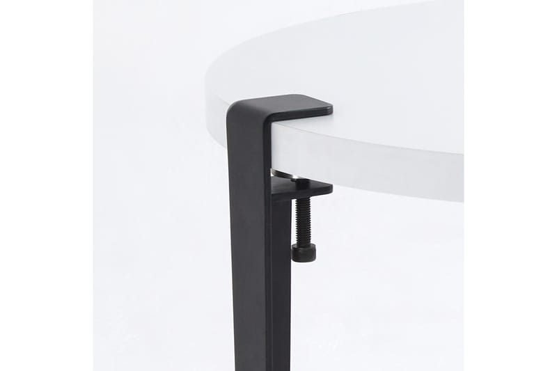 Fregoia Soffbord 60 cm Vit/Svart - Hanah Home - Möbler - Bord & matgrupper - Soffbord