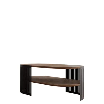 Friend soffbord 100x40 cm - Svart, valnöt - Möbler - Bord & matgrupper - Soffbord