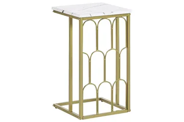 Fuller Soffbord 30 cm - Vit/Guld - Möbler - Bord & matgrupper - Soffbord