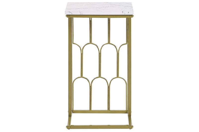 Fuller Soffbord 30 cm - Vit/Guld - Möbler - Bord & matgrupper - Soffbord