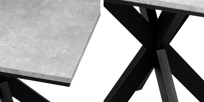 Fynrel Matbord 90 cm Kvadratisk - Svart/Brun - Möbler - Bord & matgrupper - Matbord & köksbord