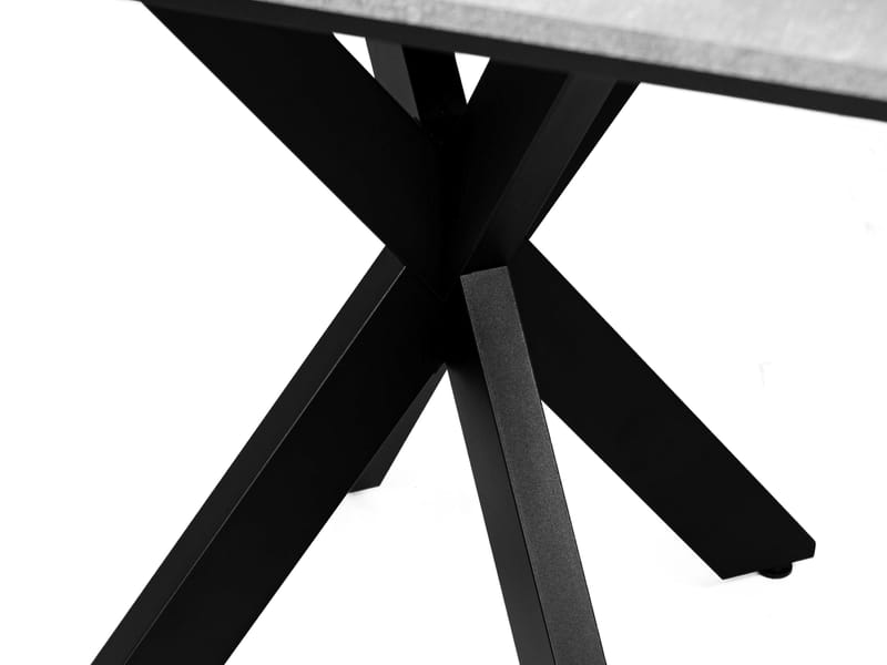 Fynrel Matbord 90 cm Kvadratisk - Svart/Vit - Möbler - Bord & matgrupper - Matbord & köksbord