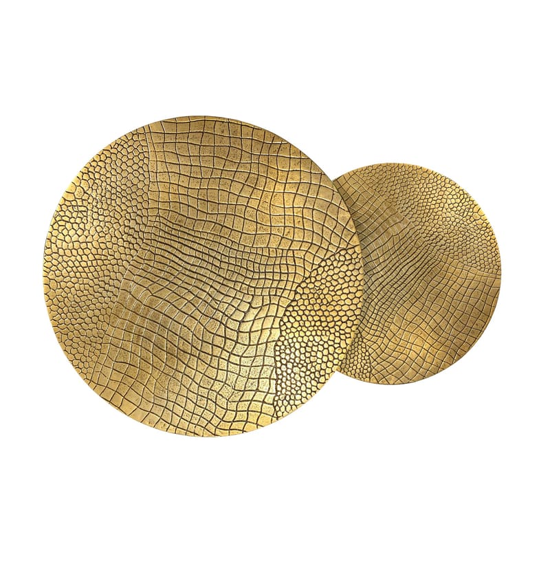 Galova Soffbord 60 cm Set om 2 - Silver och svart - Möbler - Bord & matgrupper - Soffbord