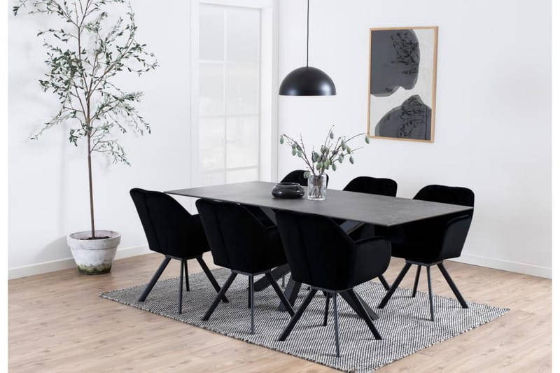 Ganesh Matbord 100 cm Rektangulär - Svart - Möbler - Bord & matgrupper - Matbord & köksbord