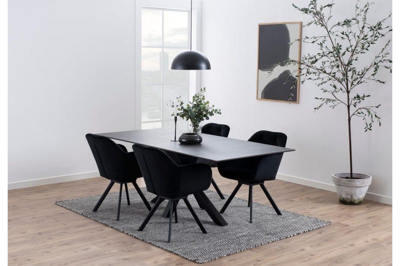 Ganesh Matbord 100 cm Rektangulär - Svart - Möbler - Bord & matgrupper - Matbord & köksbord