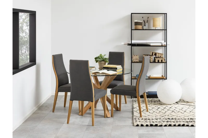 Ganesh Matbord 119 cm Rund - Transparent - Möbler - Bord & matgrupper - Matbord & köksbord