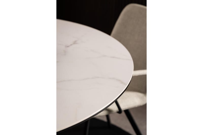 Ganesh Matbord 119 cm Rund - Vit - Möbler - Bord & matgrupper - Matbord & köksbord