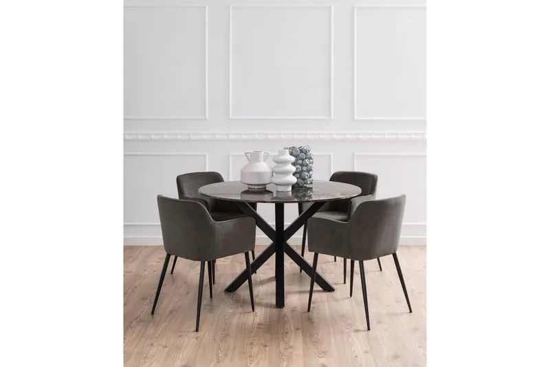 Ganesh Matbord 120 cm Rund - Brun - Möbler - Bord & matgrupper - Matbord & köksbord