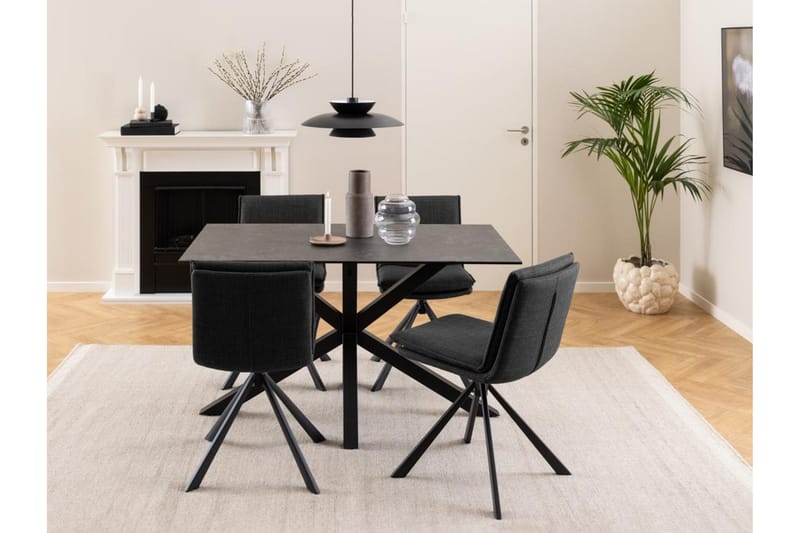 Ganesh Matbord 80 cm Rektangulär - Svart - Möbler - Bord & matgrupper - Matbord & köksbord