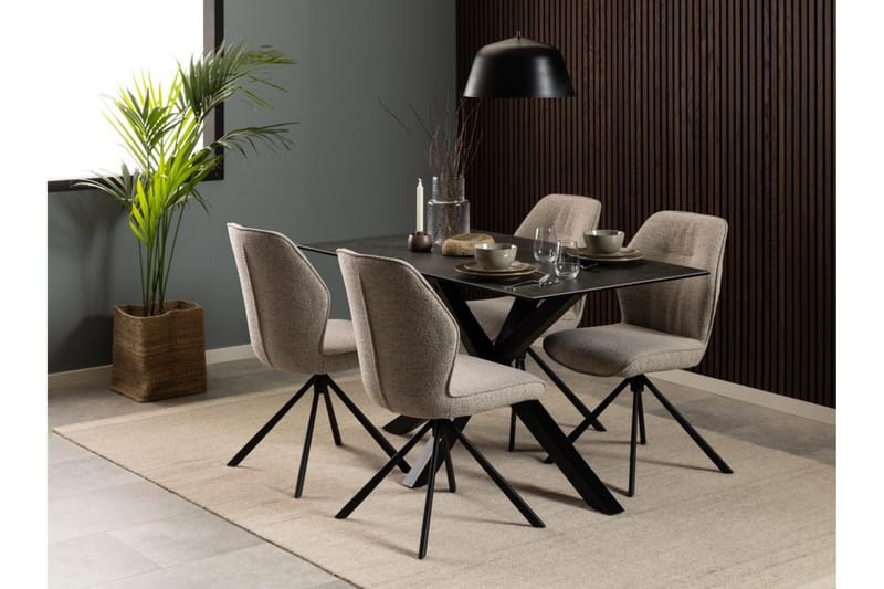 Ganesh Matbord 80 cm Rektangulär - Svart - Möbler - Bord & matgrupper - Matbord & köksbord