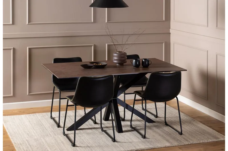 Ganesh Matbord 90 cm Rektangulär - Brun - Möbler - Bord & matgrupper - Matbord & köksbord